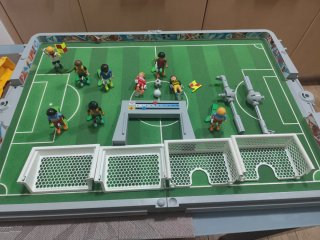 Futbolín portátil Playmobil
