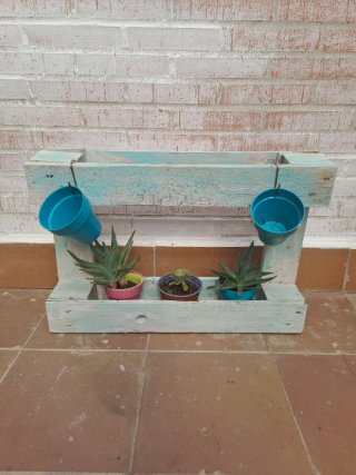Jardinera de pared madera