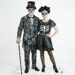 Disfraz Catrina Día Muertos Talla Única M