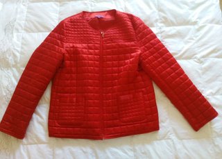 Cazadora Adolfo Dominguez Roja Talla S