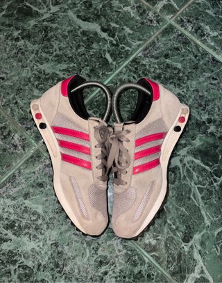 Adidas LA Trainer Grigio Chiaro/Rosa taglia 38