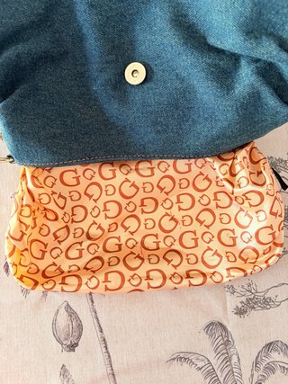 Bolso Guess Vaquero Vintage Y2K Dorado