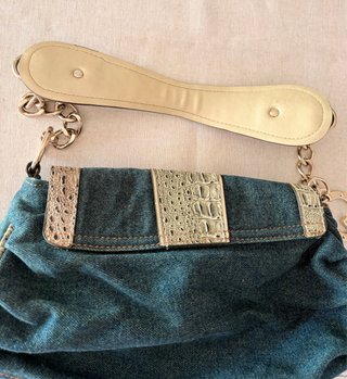 Bolso Guess Vaquero Vintage Y2K Dorado