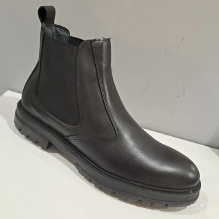 Stivali Chelsea Uomo Pelle Neri 42