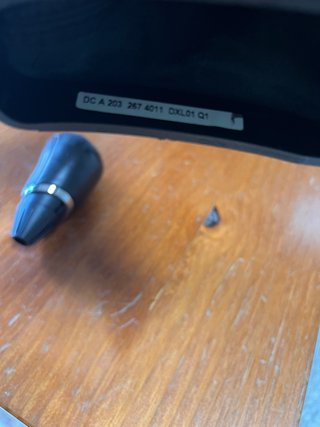 Pomo de palanca de cambios con botón