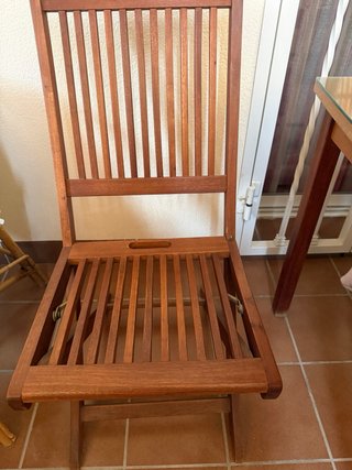 Conjunto Terraza Teka 6 Sillas Plegables