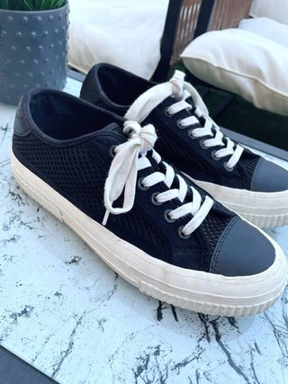 Zapatillas Zara Negras Malla