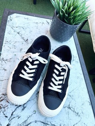Zapatillas Zara Negras Malla