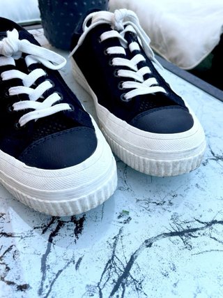 Zapatillas Zara Negras Malla