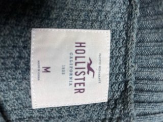 Jersey Hollister verde talla M