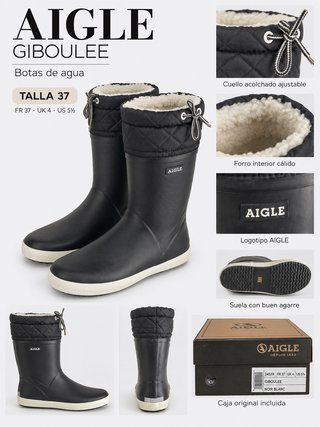Botas de Agua Aigle Giboulee Talla 37