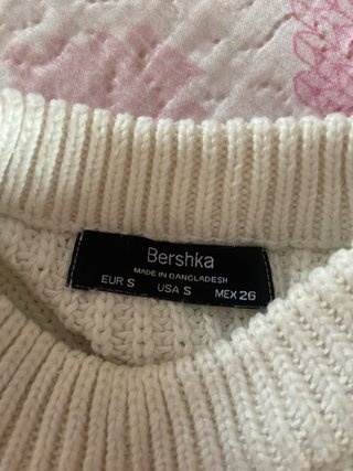 Jersey de punto blanco