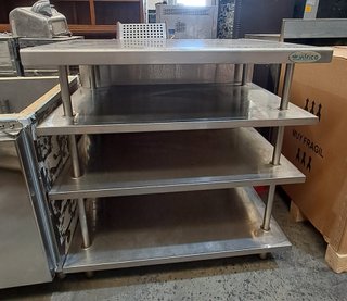 Mesa de trabajo acero inoxidable 3 baldas