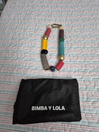 Collar BIMBA Y LOLA multicolor dorado