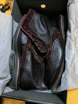 botines con cordones  Lottusse bordeaux