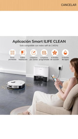 Robot aspirador ILIFE A30 Pro nuevo