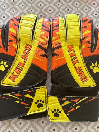 Guantes de portero KELME niño naranja/amarillo