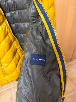 Chaqueta GAS acolchada hombre amarilla