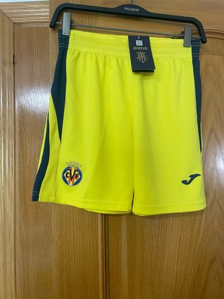 2 Pantalones Cortos Fútbol Villarreal Joma T12