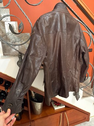Giacca brand Strellson vera pelle qualita vintage