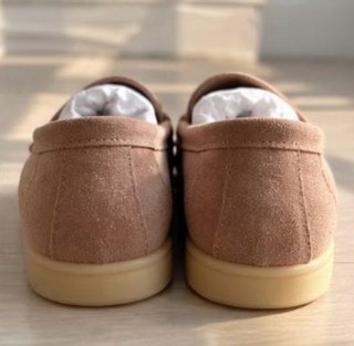 Mocasines Loro Piana Ante Beige Charms