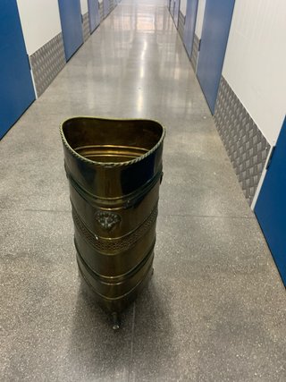 Paragüero vintage metal