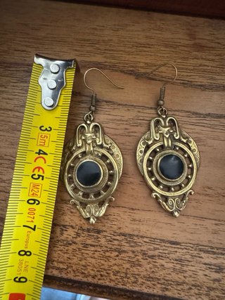 Pendientes Vintage Años 60 Latón Upcycled)