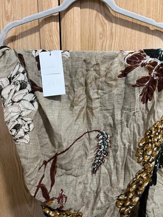 Bufanda Zara Lana Estampada