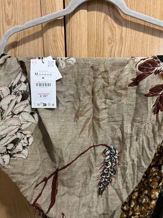 Bufanda Zara Lana Estampada