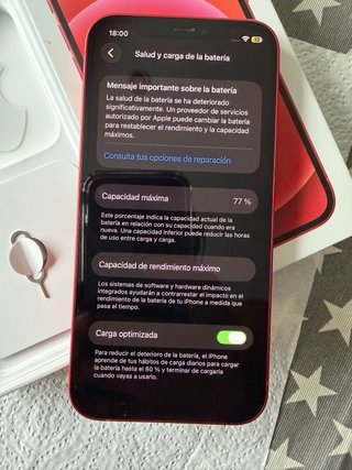 iPhone 12 Rojo 128GB