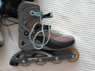 Patines en línea y protecciones