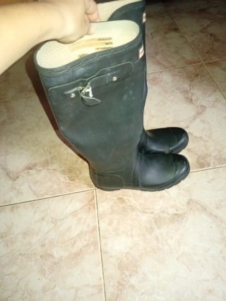 Botas de agua Hunter negras