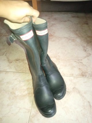 Botas de agua Hunter negras