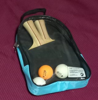 Set de Ping Pong: 2 Raquetas y 3 Pelotas