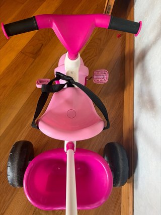 Triciclo rosa para bebé