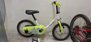 Bicicleta infantil 16 con ruedines