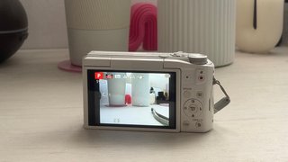 Panasonic Lumix TZ57 Cámara Digital Beige/Blanco