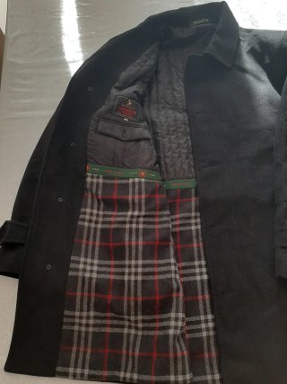 Cappotto cashmere and wool nero uomo