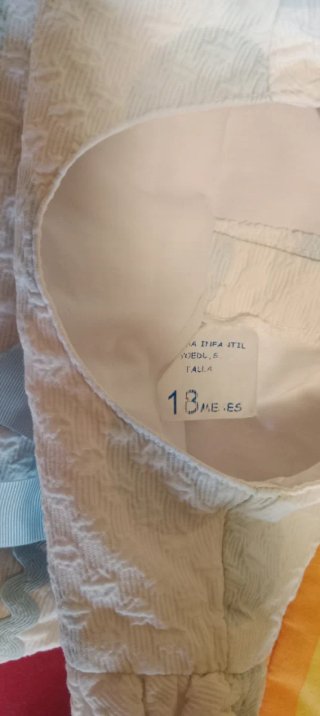 Vestido bebé azul 18 meses