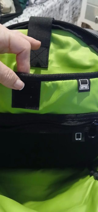 Mochila Totto Negra y Gris