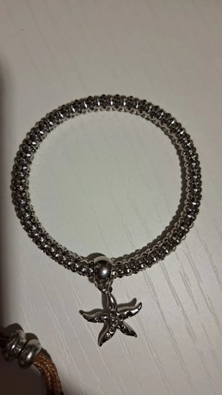 Lotto Bracciali Donna Argento, Blu e marrone