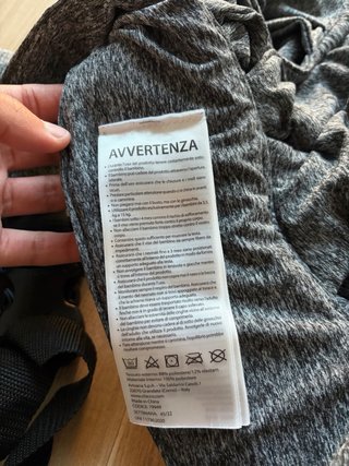 Porta bebè Boppy ComfyFit grigio