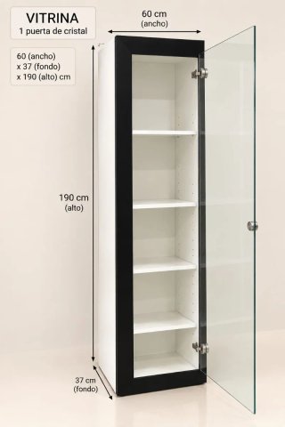 Muebles salón en blanco y negro