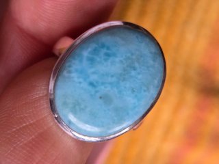 Anello Argento 925 e Larimar