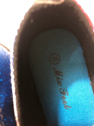 Scarpe sneakers Mico Feel blu e rosse