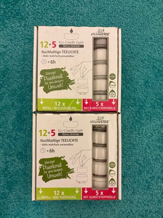 2 pacchi candele Villerverde