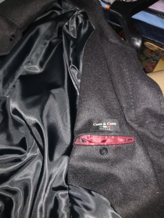 Cappotto uomo MG lungo grigio taglia M