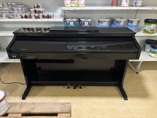Piano Digital Ringway Negro Brillo