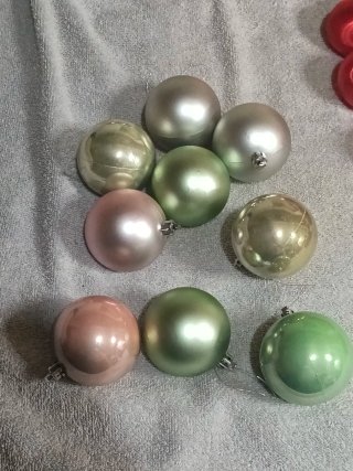 Lote adornos árbol Navidad completo