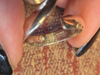 Anello Argento 925 Corniola Arancione Regolabile